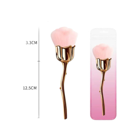 Rose Gold Dust Brush – Petal Soft Luxury