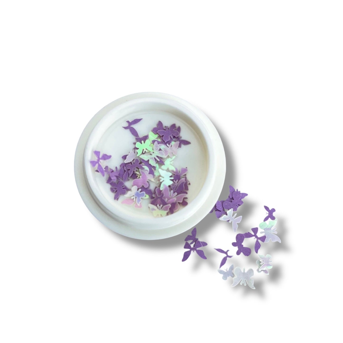 Iridescent Butterfly Nail Flakes