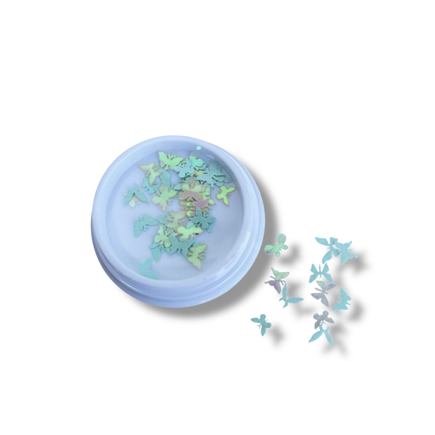 Iridescent Butterfly Nail Flakes