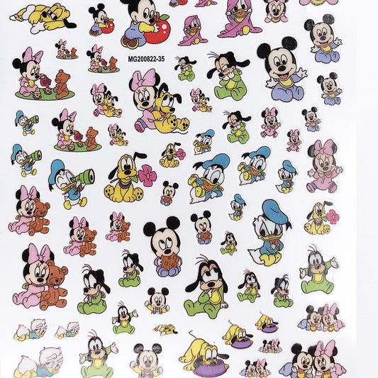 Baby Mickey and Minnie Sticker