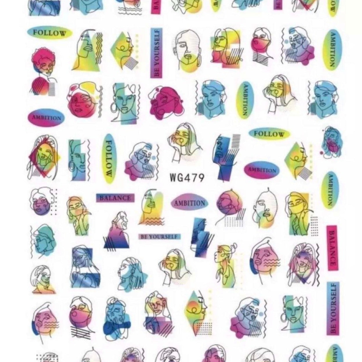 Abstract Art Sticker