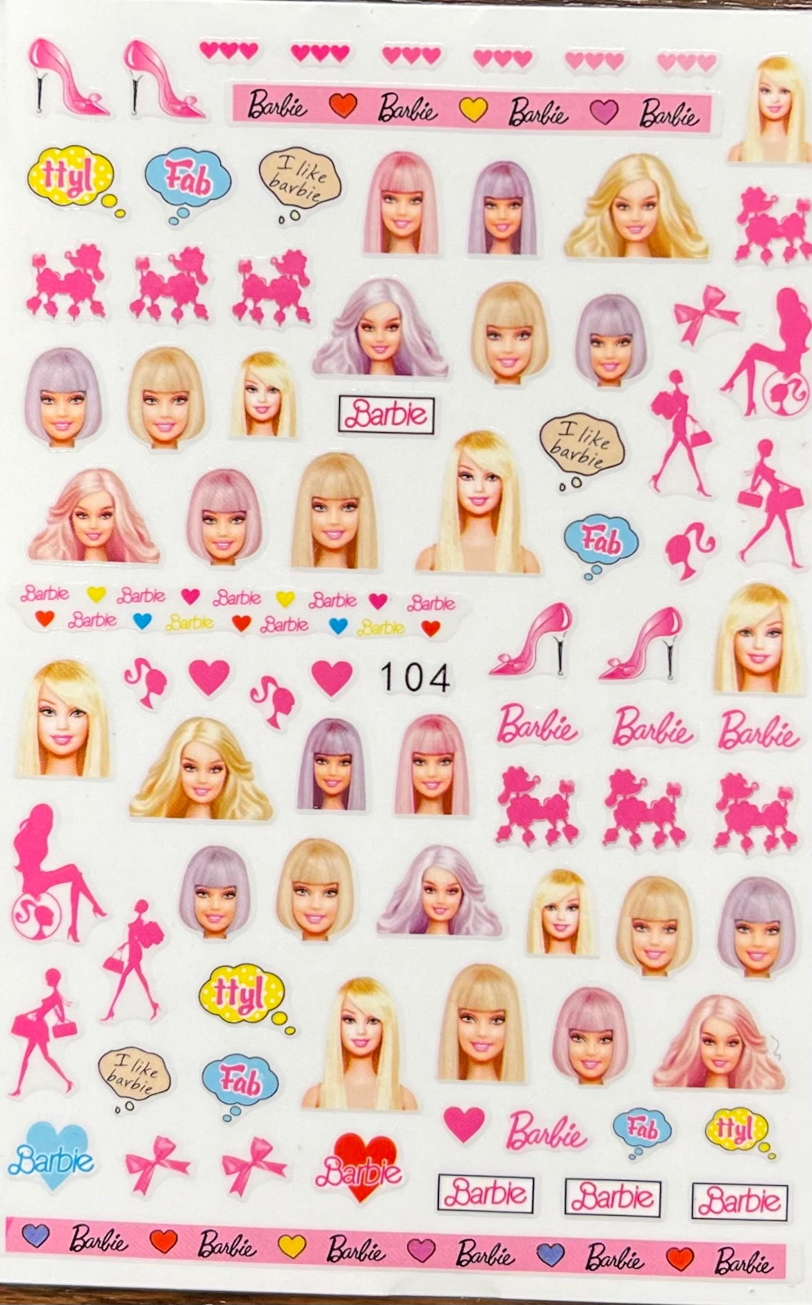 Barbie Stickes