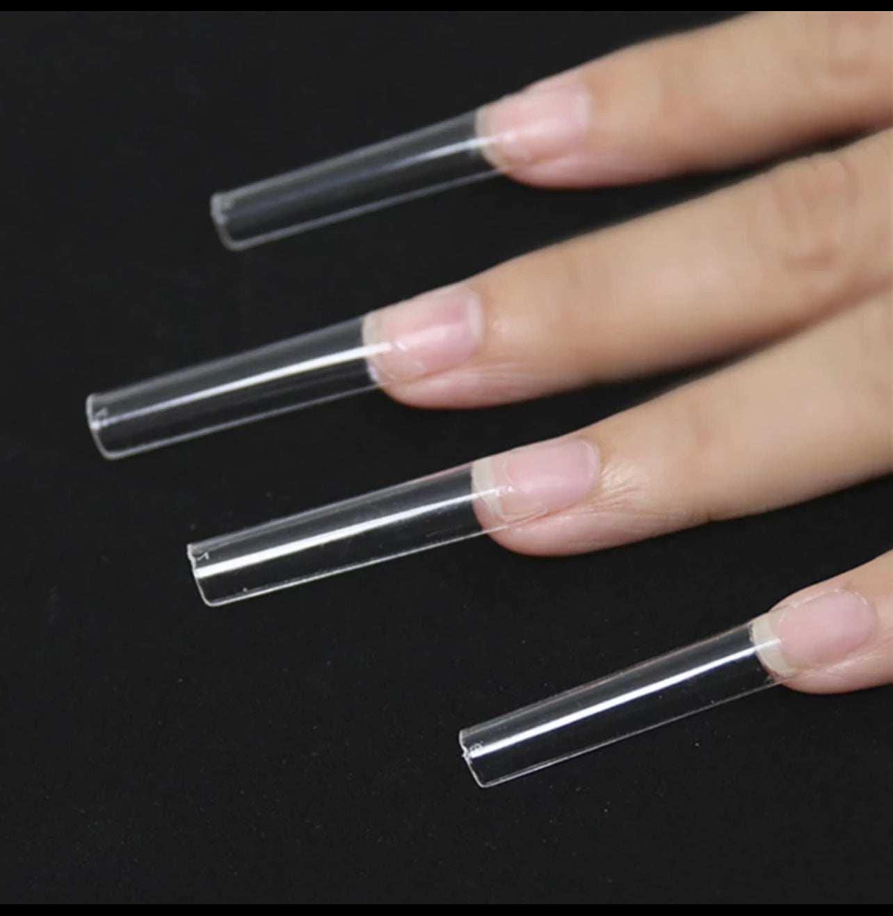 XXL Non C- Curve Square Tips