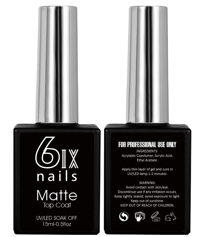Matte Top Coat – No Wipe (15ml)