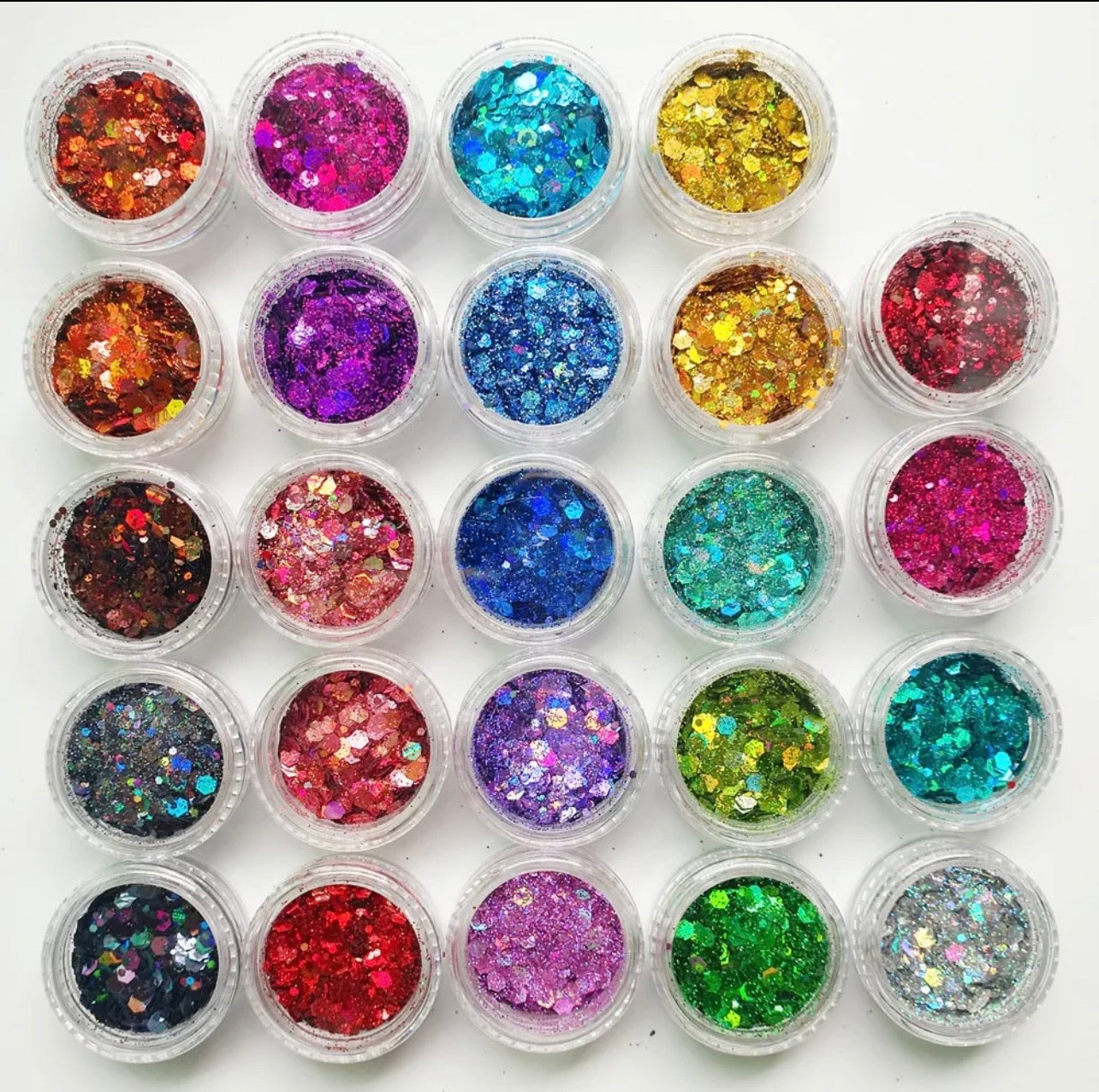 24 Colour Glitter Set