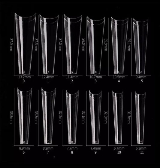 Non C Curve XXL coffin tips
